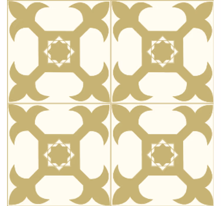 Symmetrical pattern coaster - TenStickers