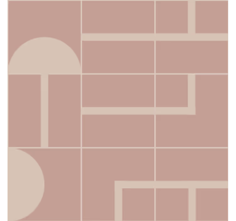 Geometric Patterned Surface coaster - TenStickers