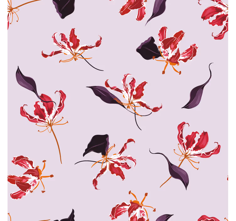 Floral motif elegance coaster - TenStickers