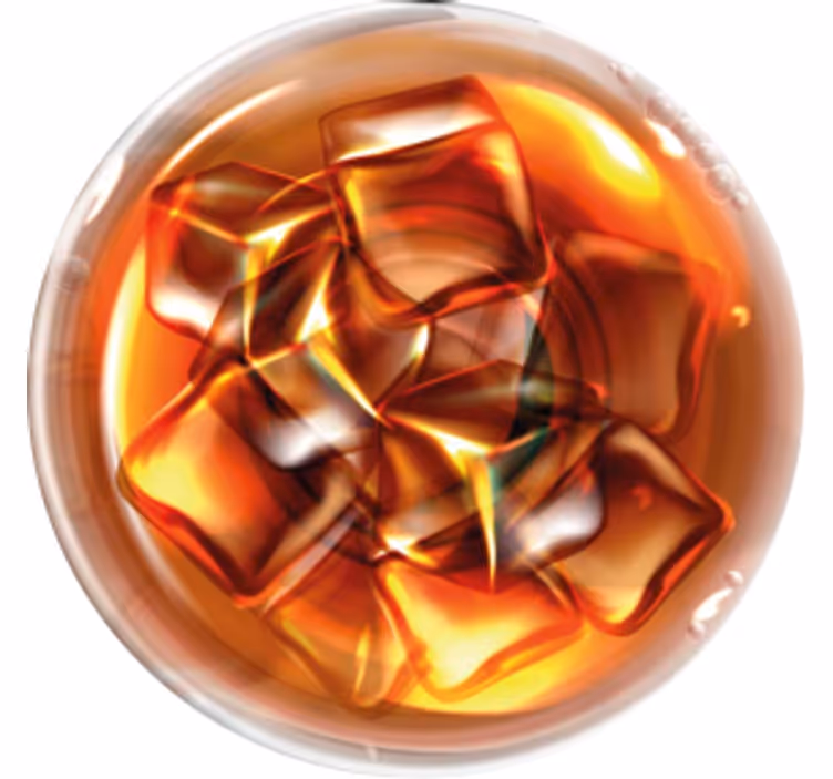 Whisky glass more coasters - TenStickers