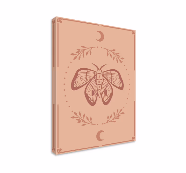 Butterfly canvas bohemian butterfly - TenStickers
