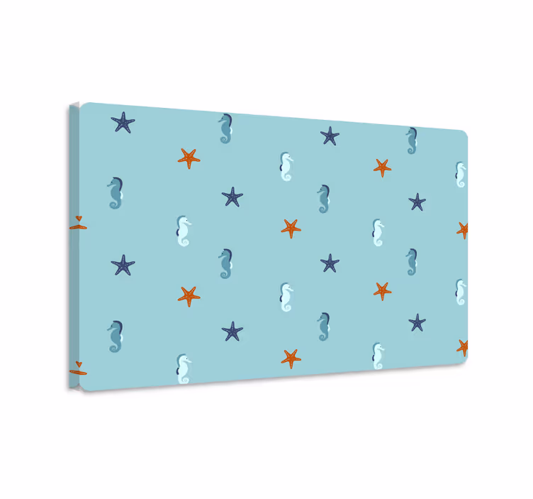 Fish canvas ocean-inspired laptop - TenStickers