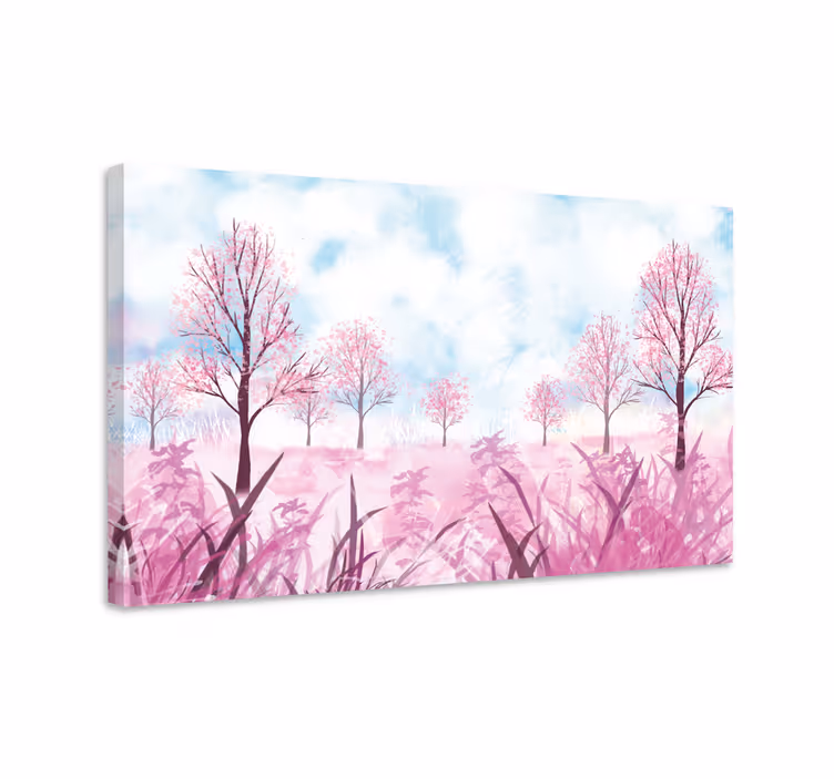 Spring Tree wall art canvas - TenStickers
