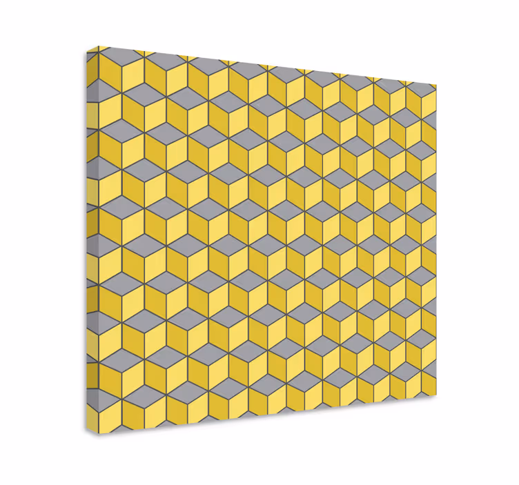 Pantone sqaures 3D canvas prints - TenStickers