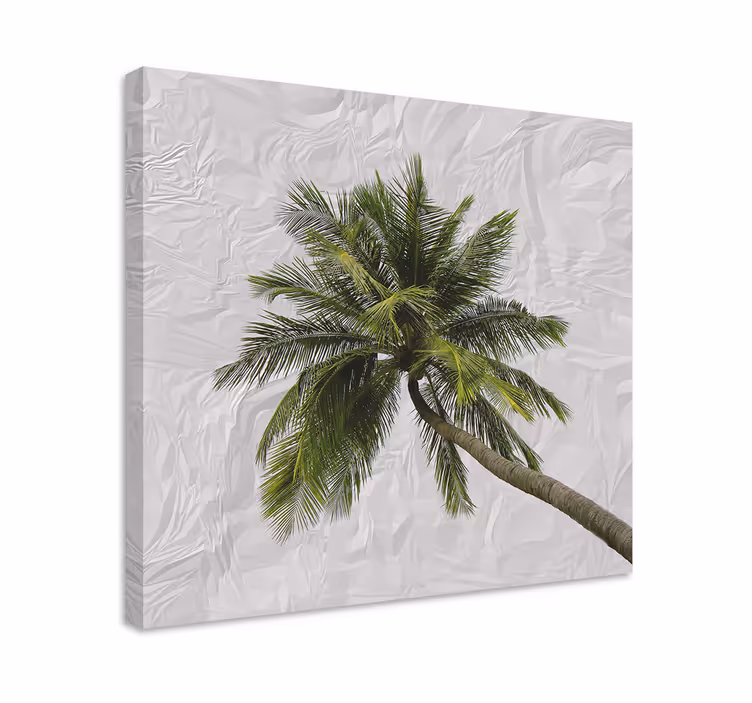 Modern palm tree design bedroom wall prints - TenStickers