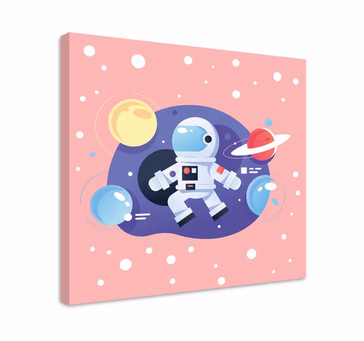 SPACE ADVENTURE EXPLORER canvas print - TenStickers
