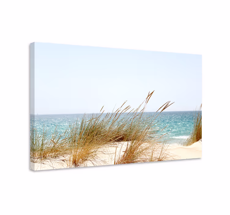 Coastal dunes view landscape canvas - TenStickers