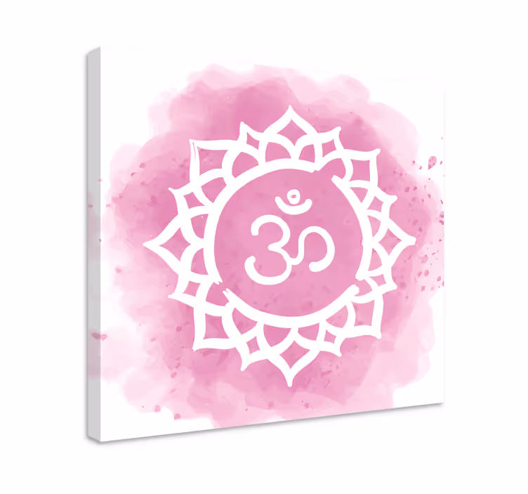 Buddha wall art om mandala artwork - TenStickers