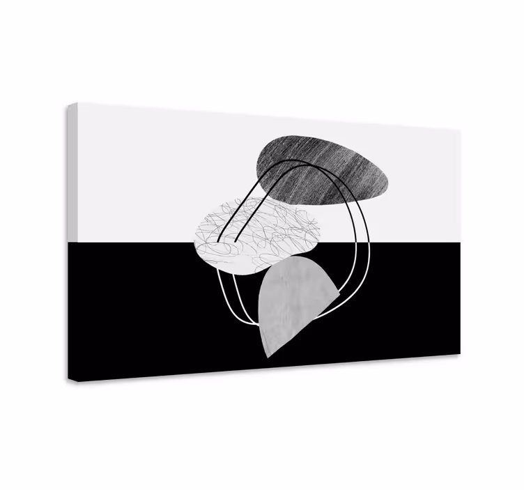 Abstract wall art 1 geometric shapes fusion - TenStickers