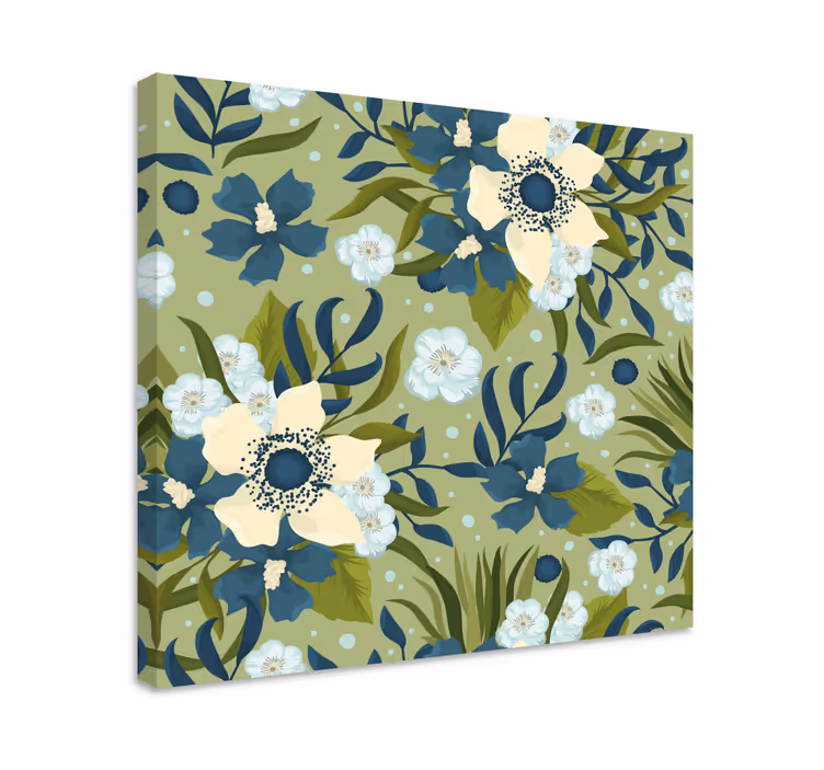Summer colourful flower pattern wall prints - TenStickers