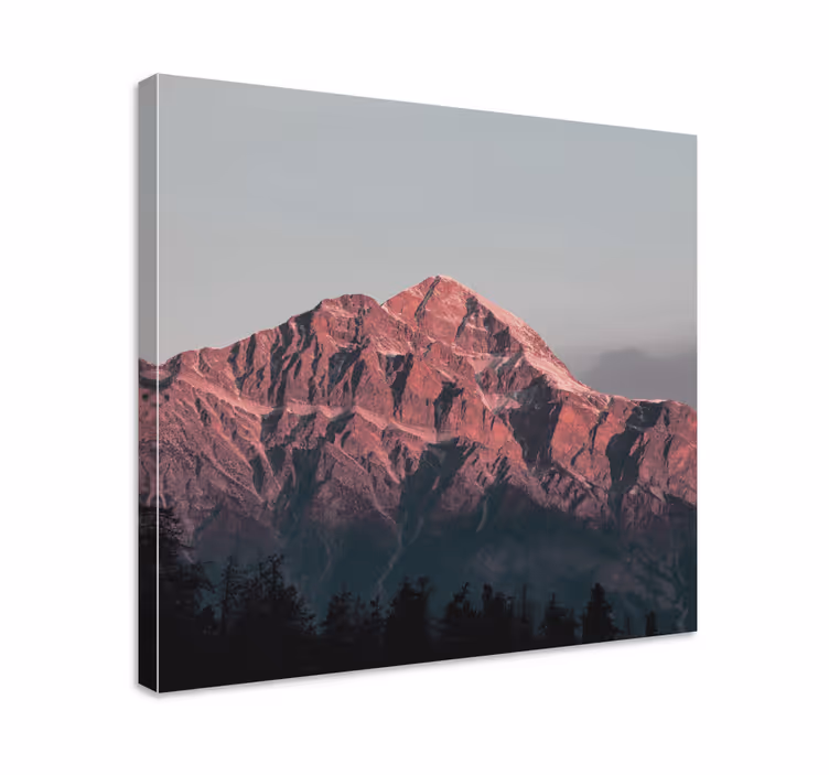 Landscape canvas majestic mountain peaks - TenStickers