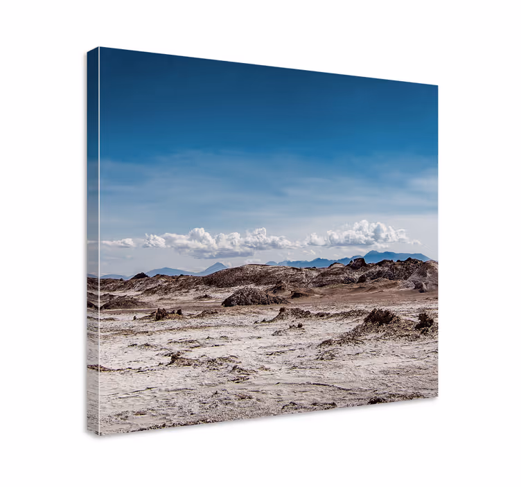Vast Rocky Terrain landscape canvas - TenStickers