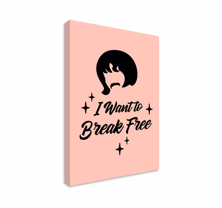 Quote canvas inspirational iconic phrase - TenStickers