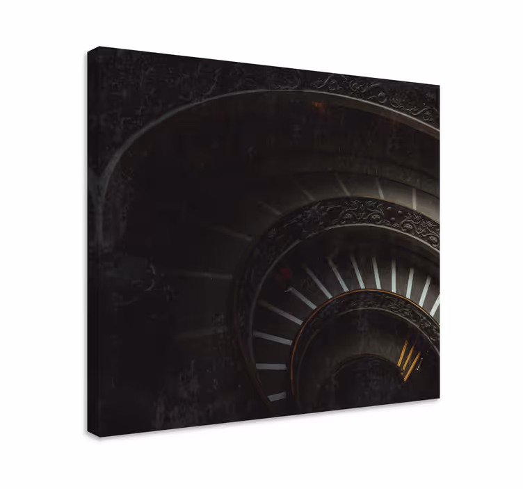 Abstract wall art 1 spiral staircase depth - TenStickers