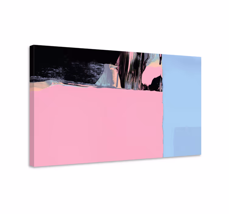 Abstract wall art 1 abstract color segments - TenStickers