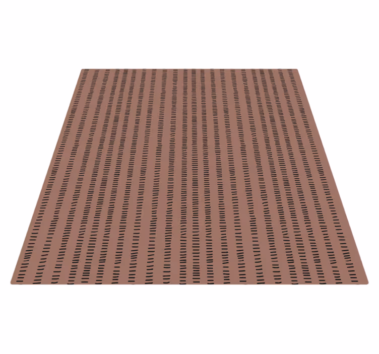 Dash line design outdoor vinyl rug - TenStickers