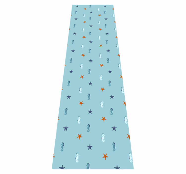 Animal vinyl rug in nautical design - TenStickers