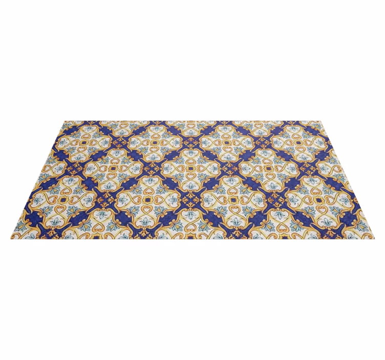 Regal mediterranean kitchen vinyl rug - TenStickers