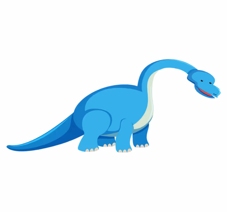 Animal vinyl rug cute dinosaur design - TenStickers