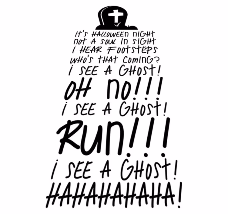 Halloween vinyl rug - thriller - TenStickers