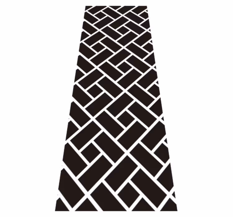 Bathroom vinyl rug for tile shower screens - TenStickers