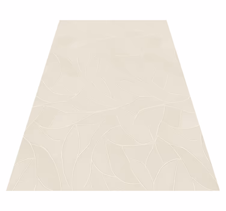 Pale floral design bedroom vinyl rug - TenStickers