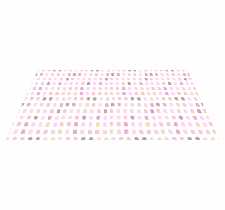 Kids vinyl rug in pink brush stroke design - TenStickers