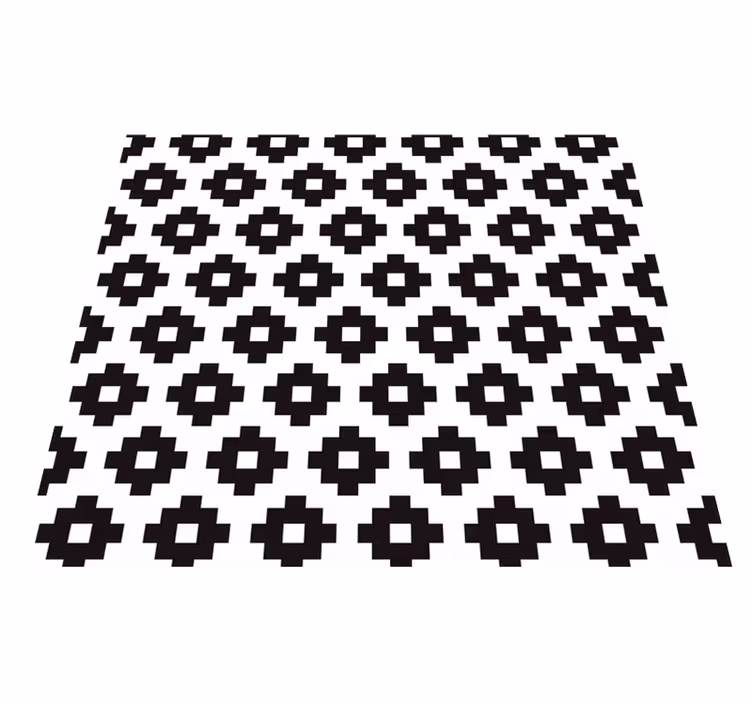 Bathroom vinyl rug modern style bathroom wallpaper - TenStickers