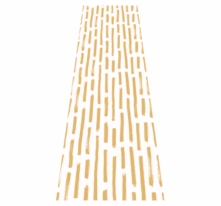 Bathroom vinyl rug with modern light brown brush strokes - TenStickers