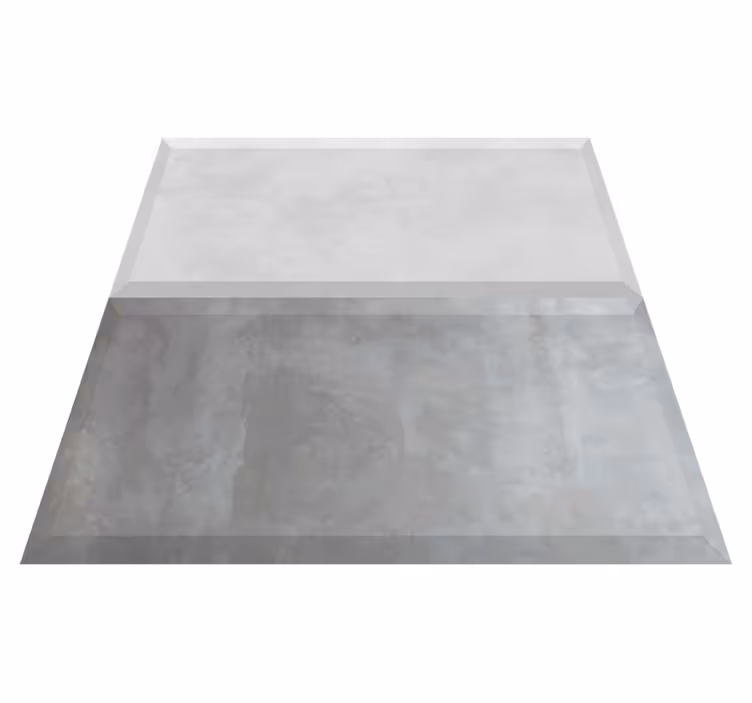 Bathroom vinyl rug cement tile design - TenStickers
