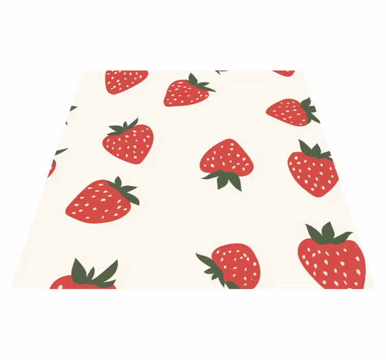 Kitchen vinyl rug cherry fruit pattern - TenStickers