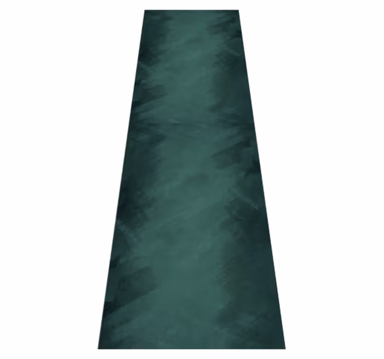 Bedroom vinyl rug in rustic green retro style - TenStickers