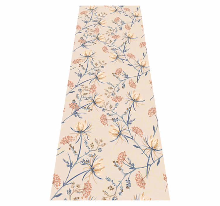 Bedroom vinyl rug paradise row - TenStickers