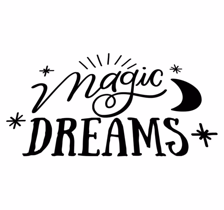 Bedroom vinyl rug dreamy enchantment - TenStickers
