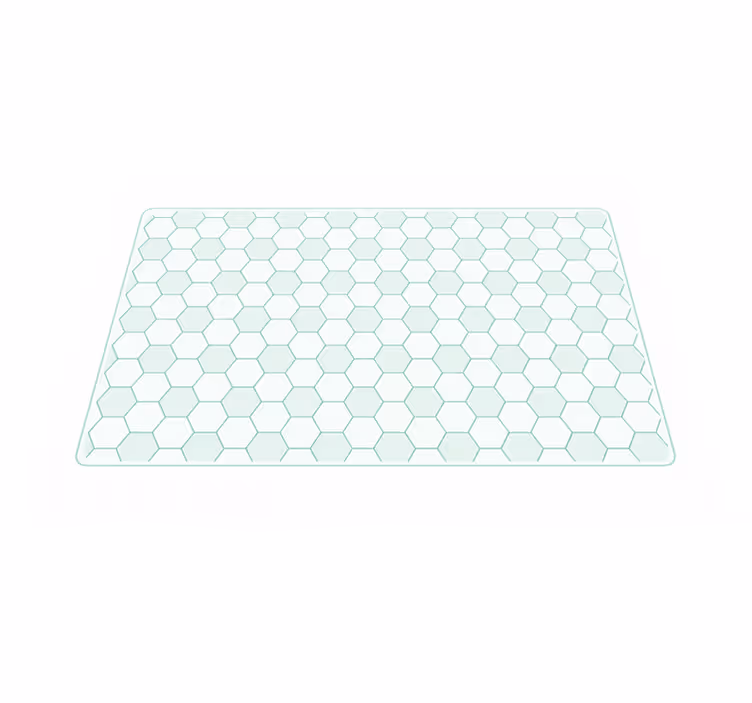 Mosaic vinyl rug in a beautiful mosaic design - TenStickers