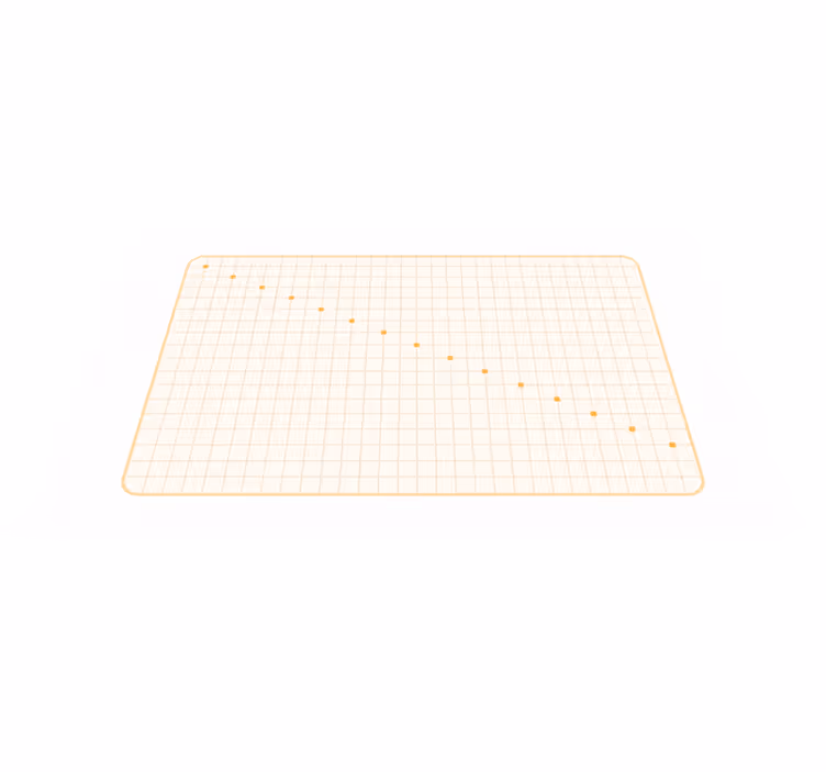 Living room vinyl rug golden pattern - TenStickers