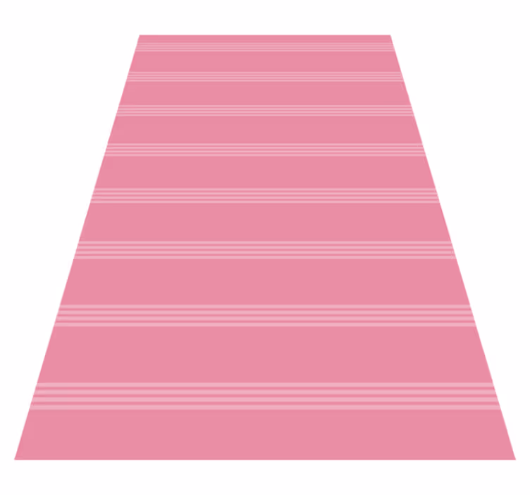 Modern vinyl rug in light stripes of dark pink - TenStickers