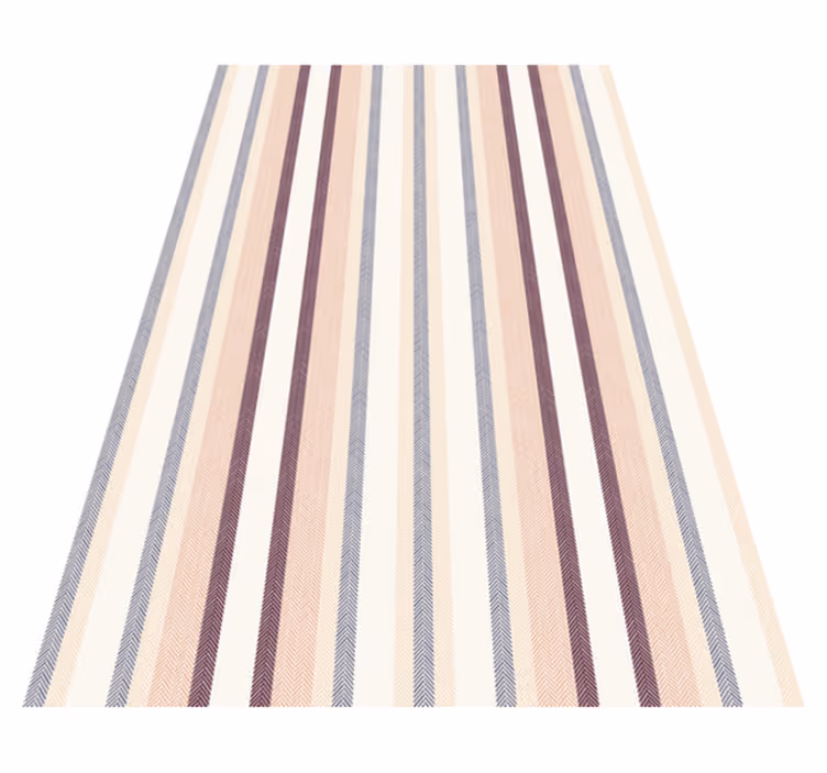 Textured vinyl rug with vertical texture design - TenStickers