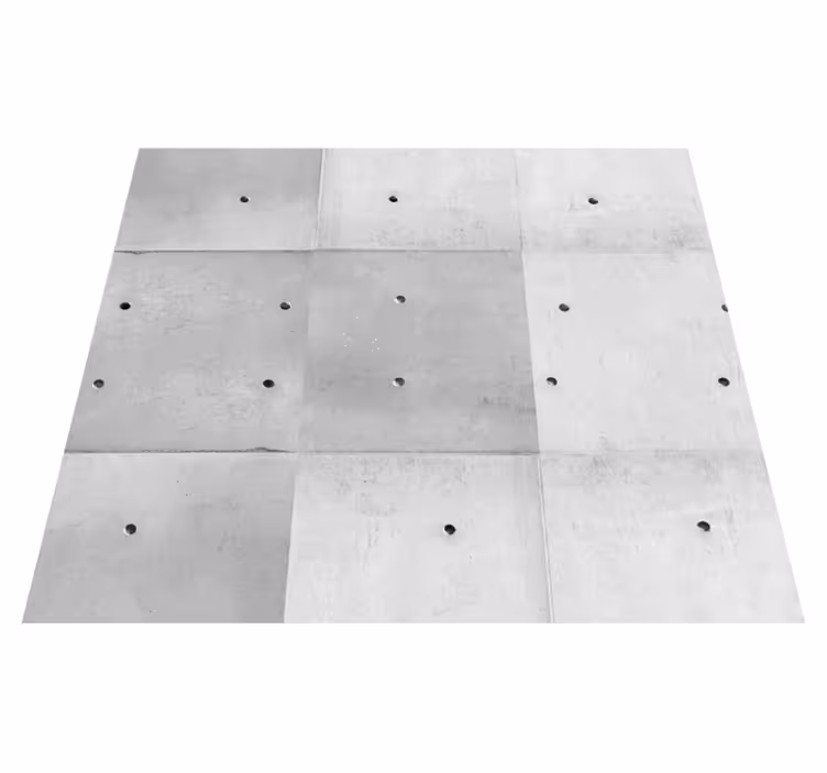 Textured vinyl rug minimalist concrete design - TenStickers