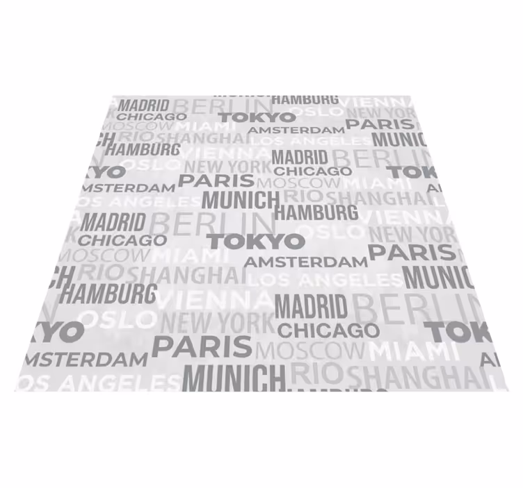 Custom vinyl rug new york - TenStickers