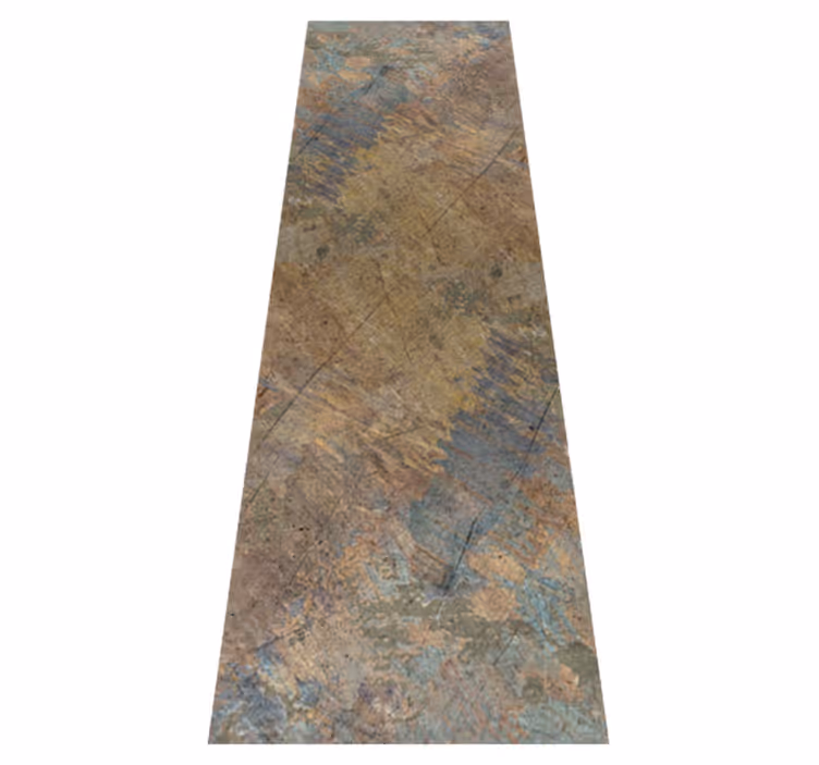 Textured vinyl rug with concrete effect design - TenStickers