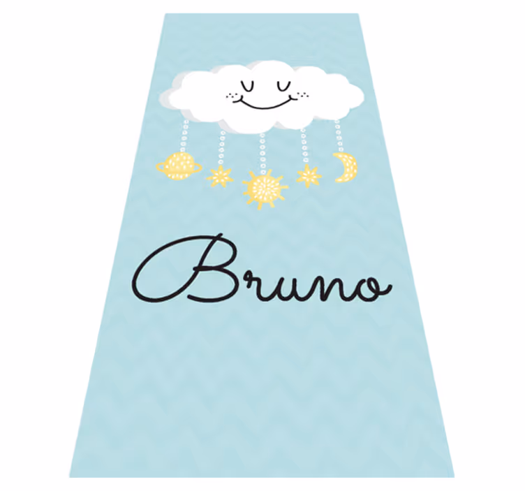 Happy style kids vinyl rug - TenStickers