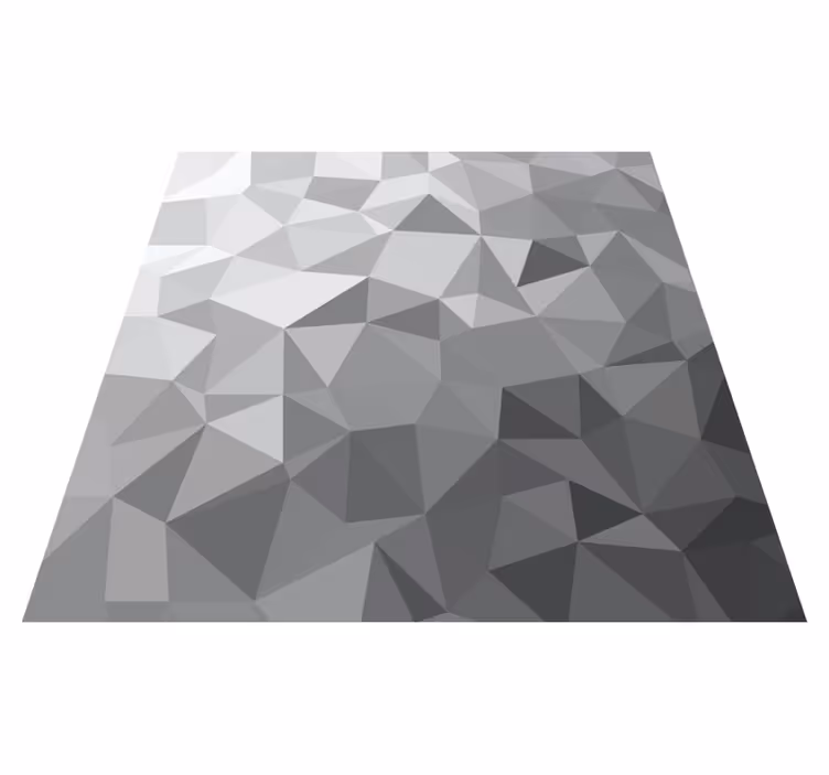 Entrance hall vinyl rug in various shades of grey - TenStickers
