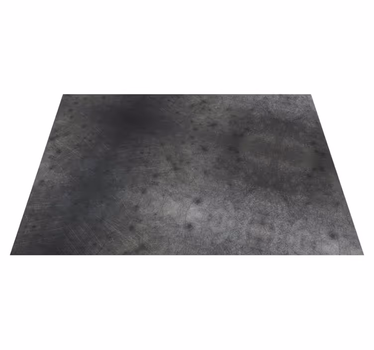 Gray vinyl rug in dark steel color - TenStickers