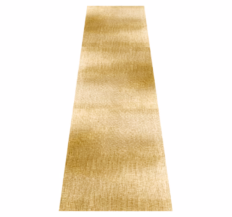 Golden effect hallway vinyl rug - TenStickers