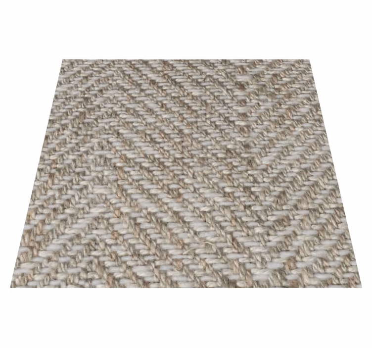 Beige vinyl rug with natural texture - TenStickers