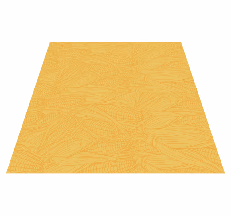 Yellow vinyl rug in corn yellow shades - TenStickers