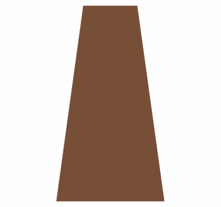 Brown vinyl rug in shades of brown - TenStickers