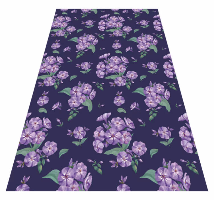 Purple vinyl rug in amethyst shade - TenStickers