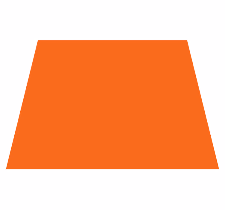 Citrus orange orange vinyl rug - TenStickers